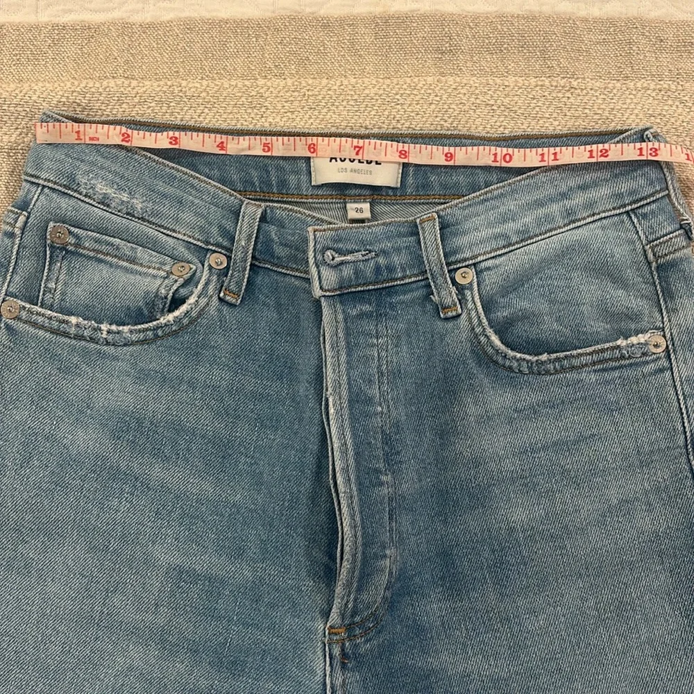 AGOLDE Nico High Rise Slim‎ Fit Jeans in Embark